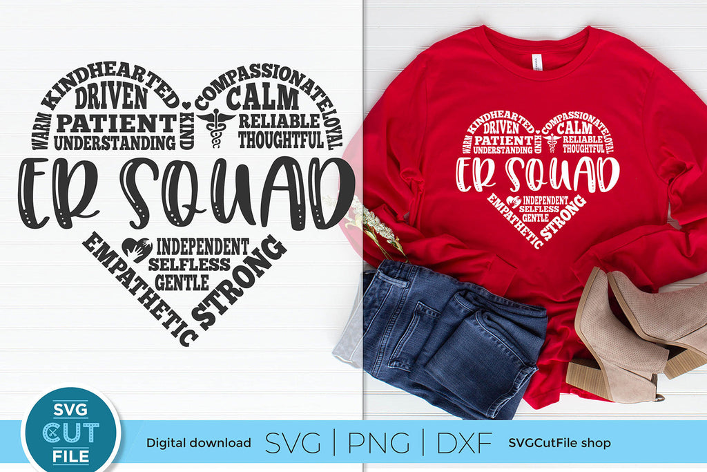 ER Squad svg-emergency room or department design - So Fontsy