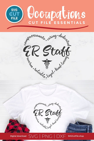 ER staff svg, emergency department staff, emergency room staff svg, emt services svg, er team svg, er nurse svg, er svg, doctor svg, staff SVG SVG Cut File 