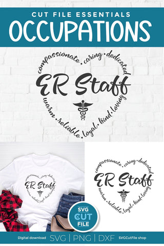 ER staff svg, emergency department staff, emergency room staff svg, emt services svg, er team svg, er nurse svg, er svg, doctor svg, staff SVG SVG Cut File 