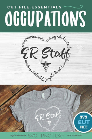 ER staff svg, emergency department staff, emergency room staff svg, emt services svg, er team svg, er nurse svg, er svg, doctor svg, staff SVG SVG Cut File 