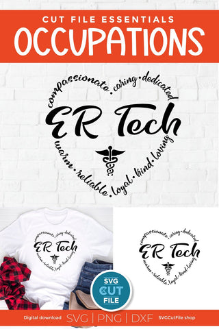 ER tech svg, emergency department tech, emergency room tech svg, ER technologist svg, er team svg, er technician svg, er svg, staff SVG SVG Cut File 