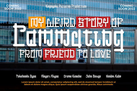 ERAGU Faux Japanese Font Font twinletter 