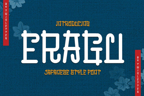 ERAGU Faux Japanese Font Font twinletter 