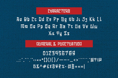 ERAGU Faux Japanese Font Font twinletter 