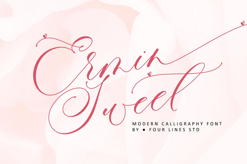 Ermin Sweet Font Four Lines Std. 