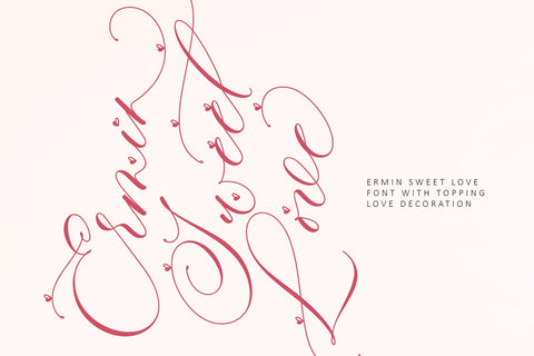 Ermin Sweet Font Four Lines Std. 