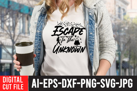 Escape For the Unknow SVG Cut File SVG BlackCatsMedia 