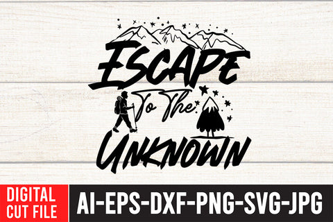 Escape For the Unknow SVG Cut File SVG BlackCatsMedia 