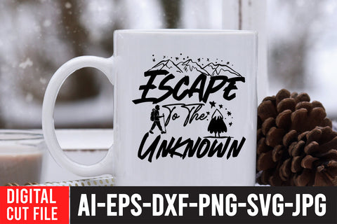 Escape For the Unknow SVG Cut File SVG BlackCatsMedia 