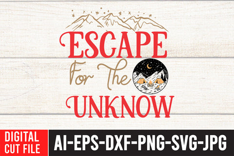 Escape For the Unknown SVG Cut File SVG BlackCatsMedia 