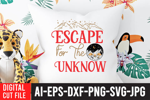 Escape For the Unknown SVG Cut File SVG BlackCatsMedia 