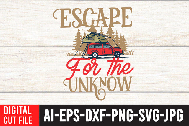 Escape For the Unknown SVG Cut File SVG BlackCatsMedia 