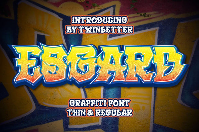 ESGARD Font twinletter 