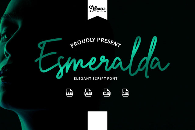 Esmeralda Font Almaz Studio™ 