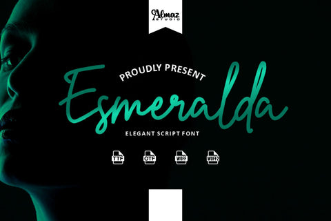 Esmeralda Font Almaz Studio™ 