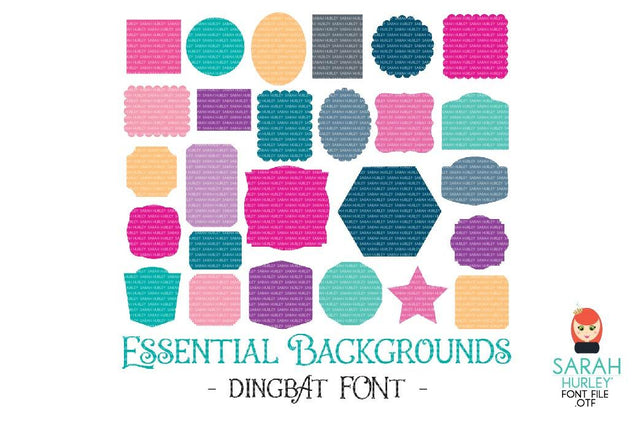 Essential Backgrounds Font Font Sarah Hurley 