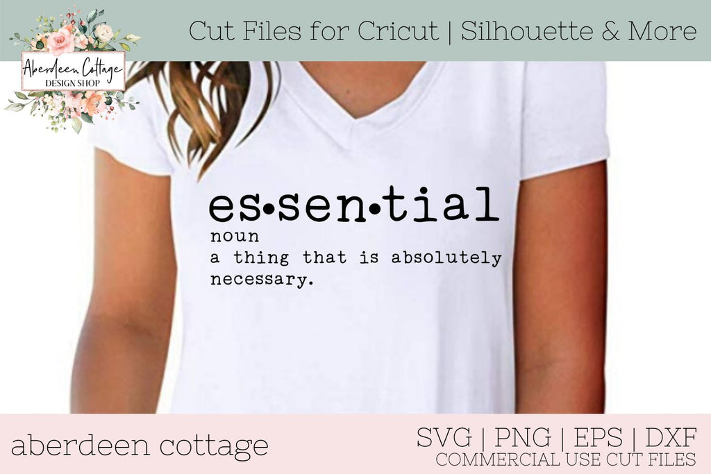 Essential Definition | Essential Workers SVG - So Fontsy