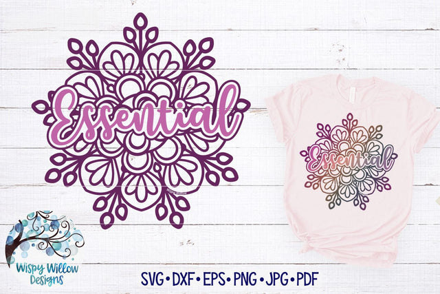 Essential Mandala SVG SVG Wispy Willow Designs 