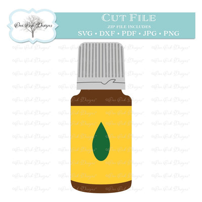 Essential Oil Bottle SVG One Oak Designs 
