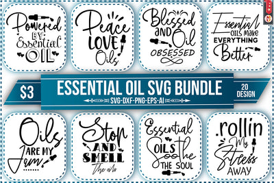 Essential Oil SVG Bundle SVG Nbd161 