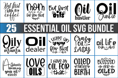 Essential Oil SVG Bundle SVG nirmal108roy 