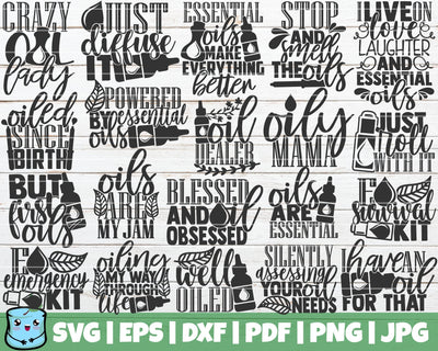 Essential Oils SVG Bundle SVG MintyMarshmallows 