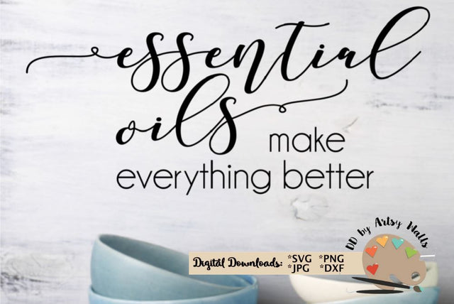 essential oils svg FILE Young living Doterra Essential oils SVG The Artsy Spot 