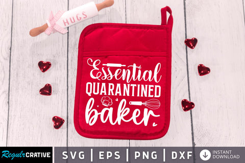 Essential quarantined baker SVG SVG Regulrcrative 