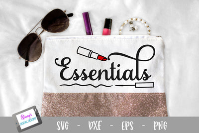 Essentials SVG - Makeup Bag SVG SVG Stacy's Digital Designs 