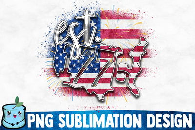 Est 1776 Sublimation Design Sublimation MintyMarshmallows 