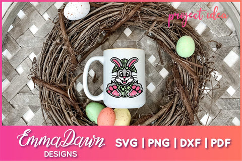 Ester Egg Bunny SVG, Easter Rabbit SVG SVG Emma Dawn Designs 