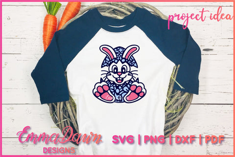 Ester Egg Bunny SVG, Easter Rabbit SVG SVG Emma Dawn Designs 