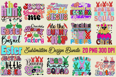 Ester Sublimation Design Bundle Sublimation SVGArt 