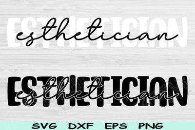 Esthetician Svg Dxf Png Cut File, Beautician Svg, Esthetician Shirt Svg Files For Cricut, Skincare Svg Silhouette Sublimation Designs SVG TiffsCraftyCreations 