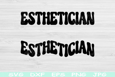 Esthetician Svg Dxf Png Eps Cut Files, Beautician Svg, Esthetician Shirt Svg Files For Cricut, Skincare Svg Silhouette Sublimation Designs SVG TiffsCraftyCreations 