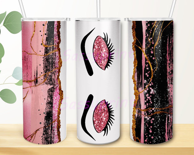 Esthetician Tumbler Tumplate, Lash Technician 20oz Tumbler Png, Glitter Tumbler Wrap, Lash Tech Tumbler Design, Lash Gift, Digital Download Sublimation sassyprint 