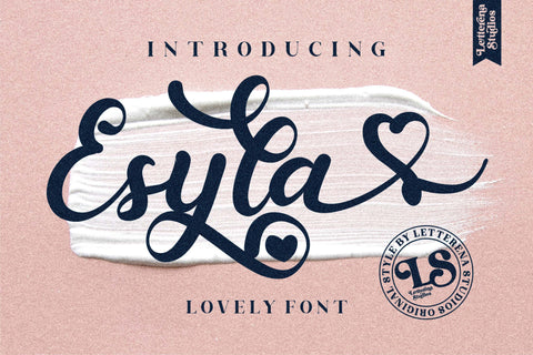 Esyla Font Letterena Studios 