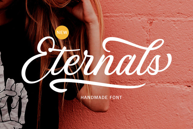 Eternals - Modern Calligraphy Font Font Muhajir 