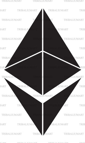 Ethereum sign SVG TribaliumArtSF 