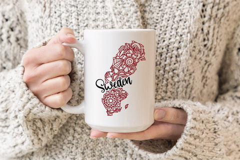 European Countries Mandala Bundle - 52 Europe SVG Files SVG Old Market 