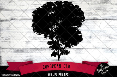 European Elm SVG -Vector Art Commercial & Personal Use- Cricut,Silhouette,Cameo,Vinyl Cut SVG Loveleen Kaur 