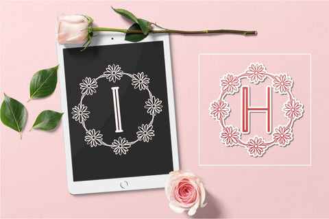 Evellin Monogram Font Masyafi Studio 