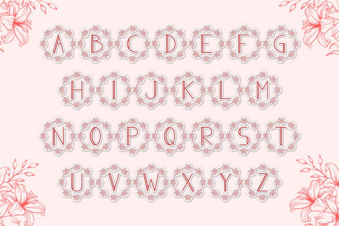Evellin Monogram Font Masyafi Studio 