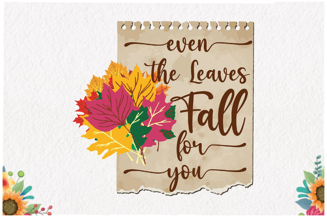 Even the Leaves Fall for You Sublimation Sublimation Jagonath Roy 