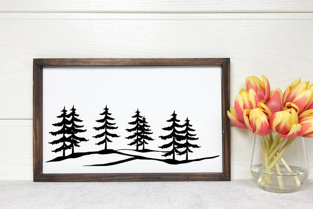 Evergreen Pine Trees SVG SVG dapiyupi store 