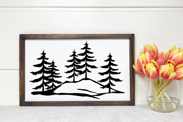 Evergreen Pine Trees SVG SVG dapiyupi store 