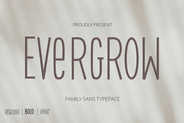 Evergrow Font Supersemar Letter 