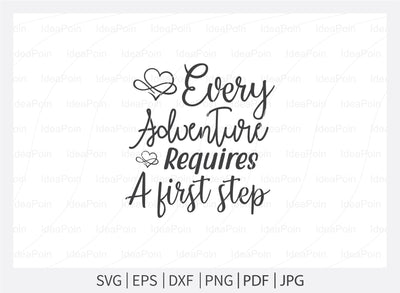 Every adventure requires a first step Svg, Alice in Wonderland Quotes Svg, Alice in Wonderland Quotes, Themed Phrases svg, We're all Mad Here svg, Word Overlays svg SVG Dinvect 