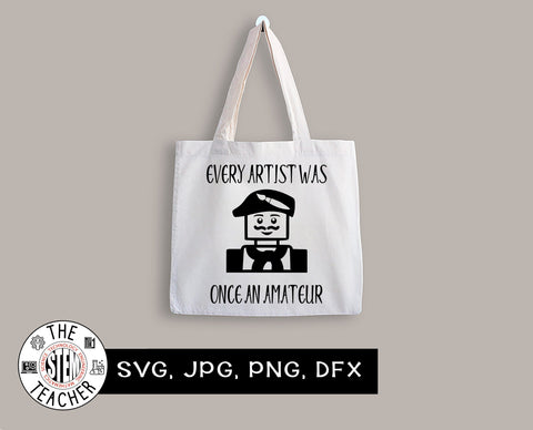 Every artist was once an amateur SVG SVG The STEM Teacher 