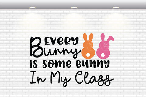 Every Bunny Is Some Bunny in Our Class - SVG, PNG, DXF, EPS SVG Elsie Loves Design 
